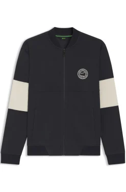 Sweatshirt aus Baumwoll-Mix mit Tennis-Logo