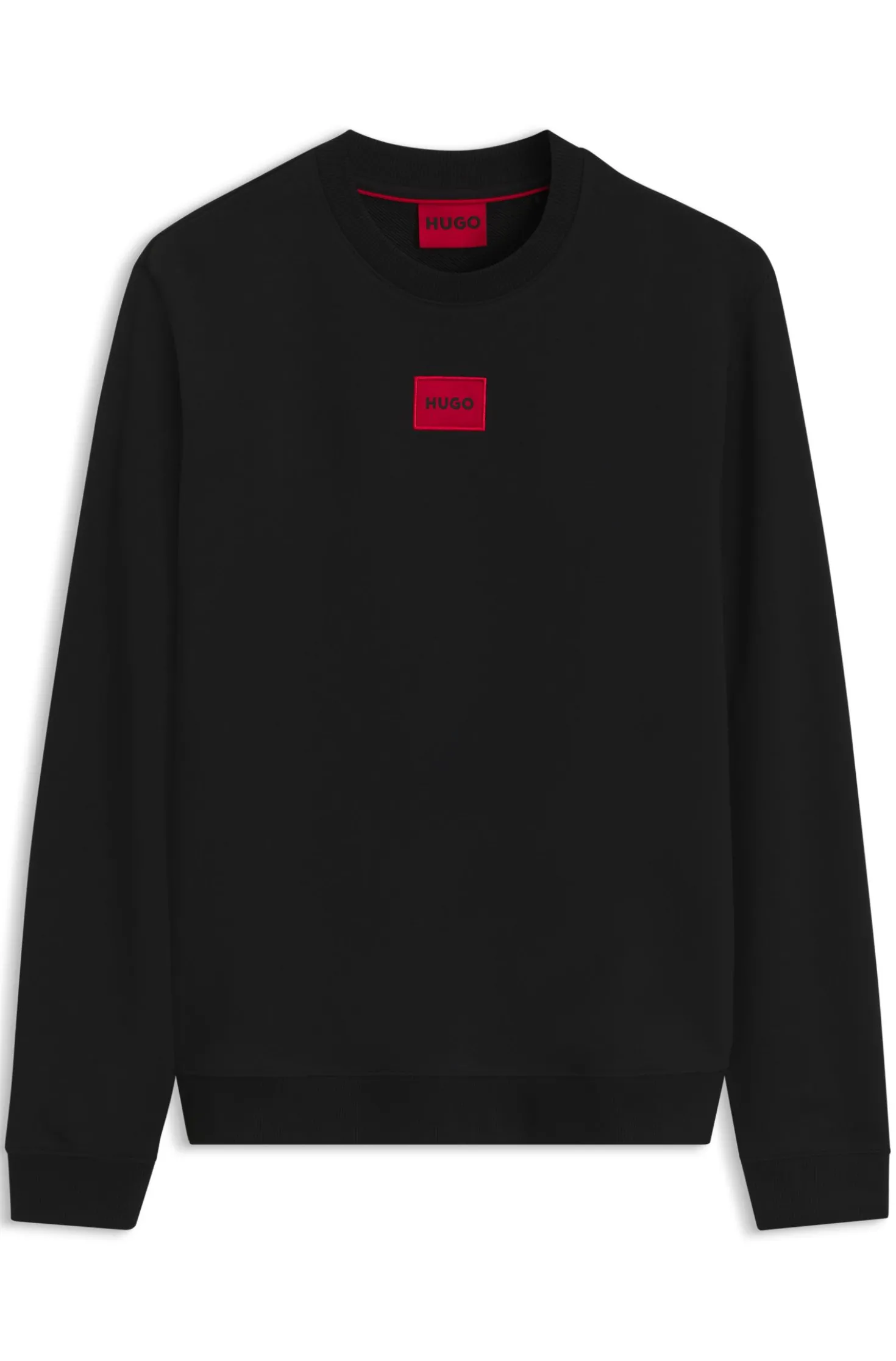 Sweatshirt aus Baumwoll-Terry mit Logo-Label