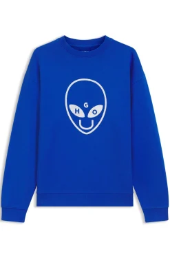 Sweatshirt aus Baumwoll-Terry mit Logo-Artwork
