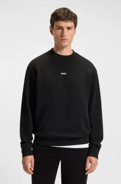 Sweatshirt aus Baumwoll-Terry mit Logo-Print