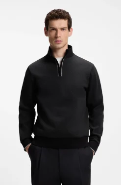 Sweatshirt mit Trichterkragen aus Baumwolle