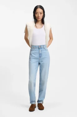 Tanktop aus Stretch-Baumwolle mit Racerback