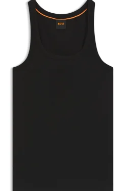 Tanktop aus Stretch-Baumwolle mit Racerback