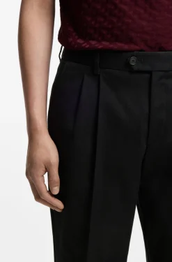 Tapered-Fit Hose aus elastischem Baumwoll-Twill