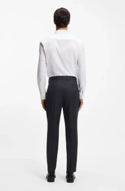 Tapered-Fit Hose aus Schurwoll-Serge