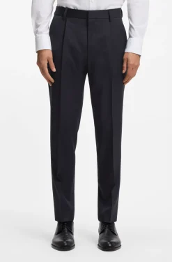 Tapered-Fit Hose aus Schurwoll-Serge
