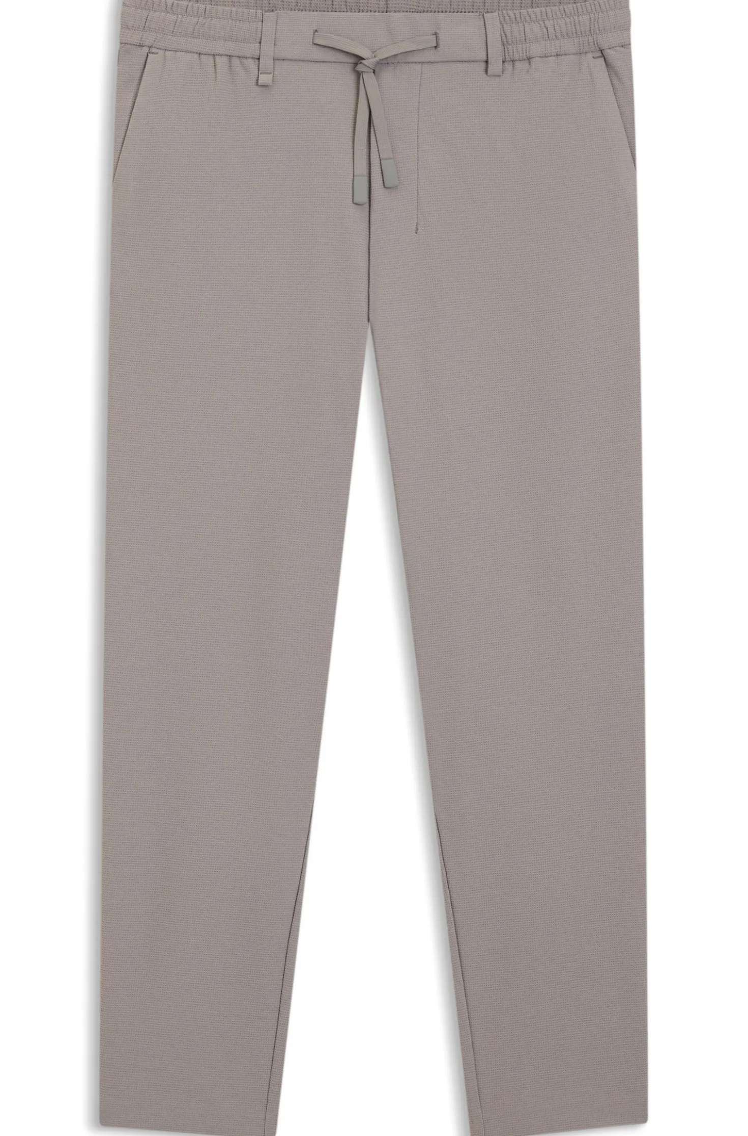 Tapered-Fit Hose aus Stretch-Gewebe mit Waffelstruktur