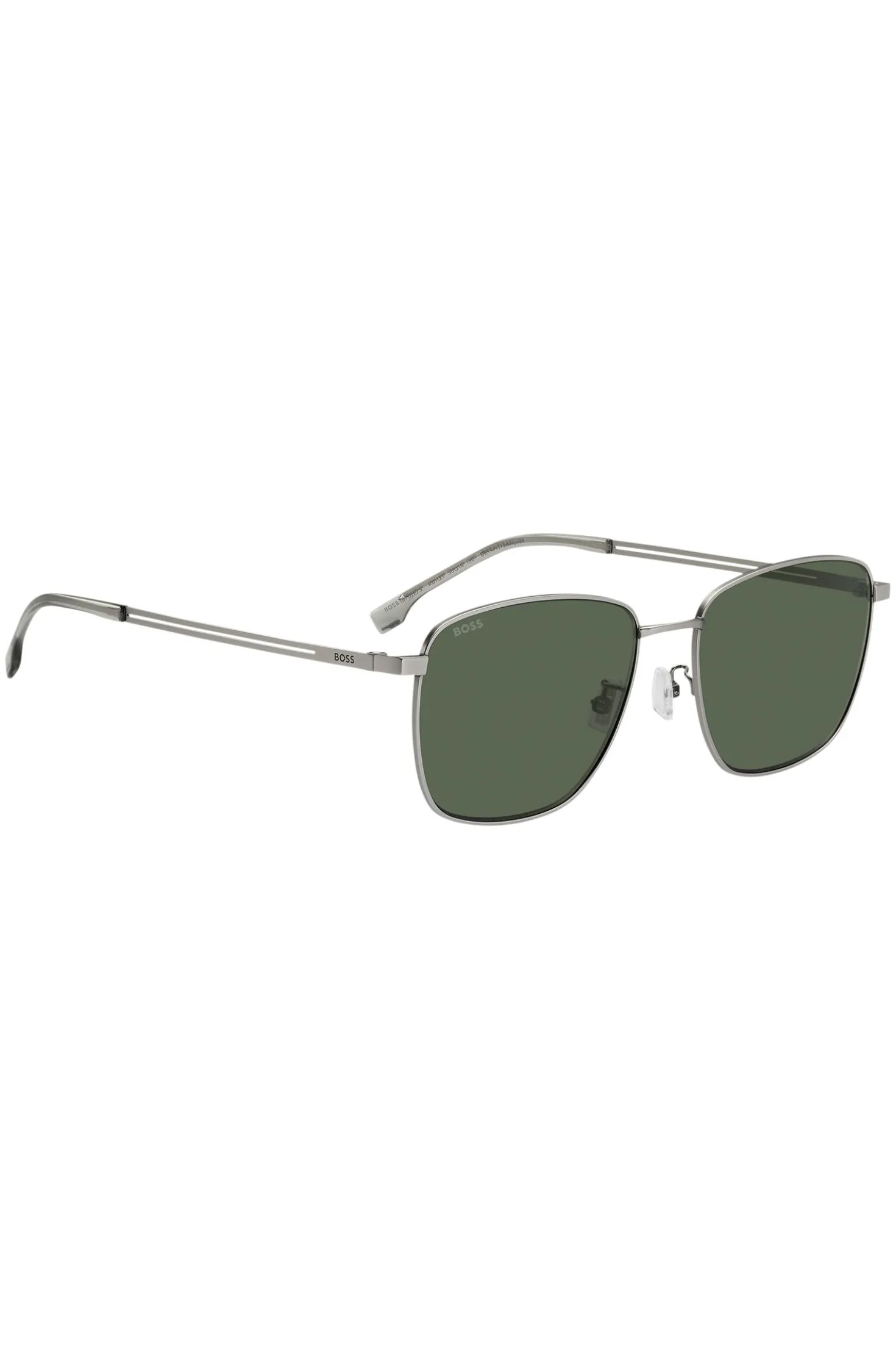 Titan-Sonnenbrille mit grün getönten Gläsern