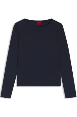 Top aus Stretch-Jersey mit Stack-Logo-Print