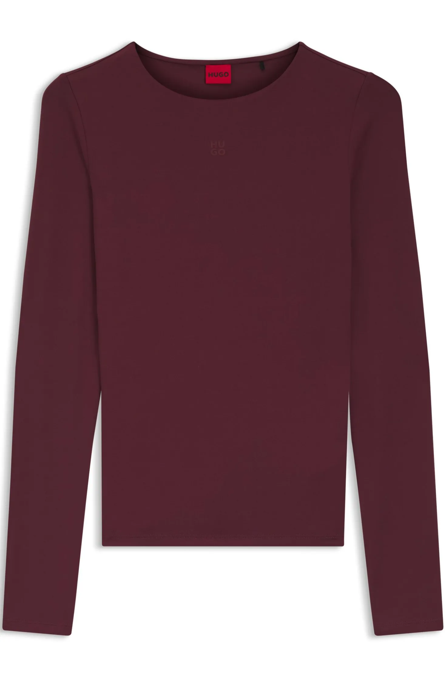 Top aus Stretch-Jersey mit Stack-Logo-Print