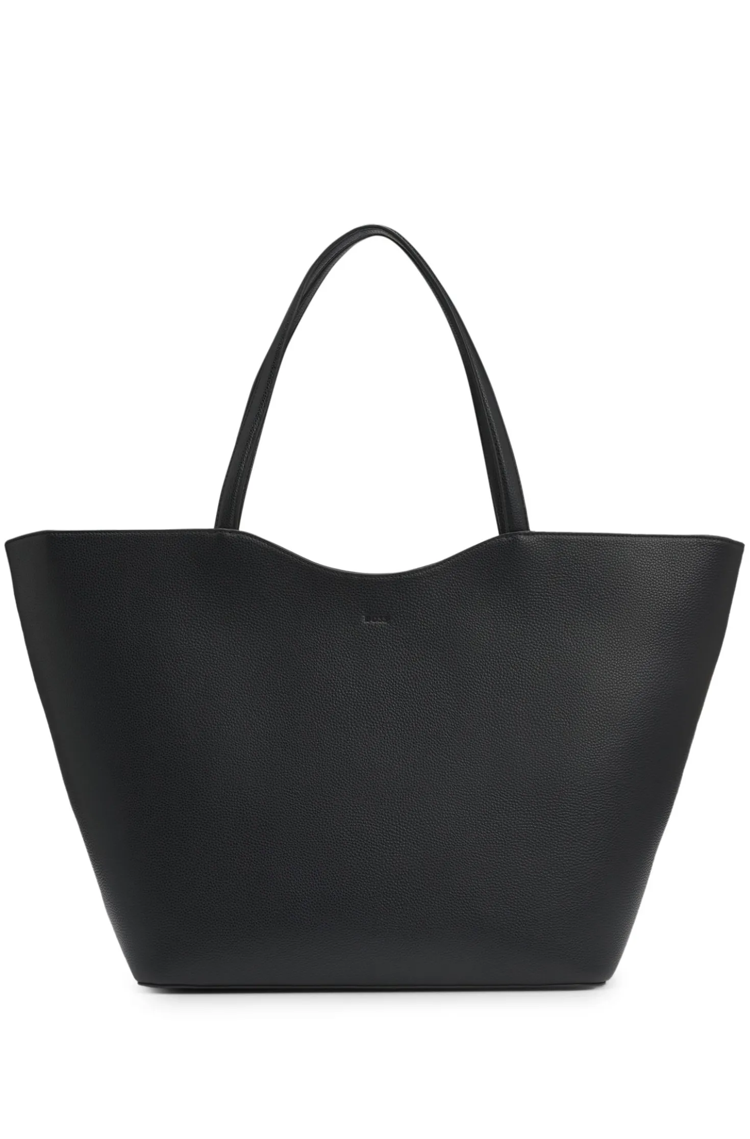 Tote Bag aus genarbtem Leder mit Double-B-Monogramm