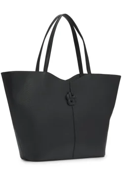 Tote Bag aus genarbtem Leder mit Double-B-Monogramm