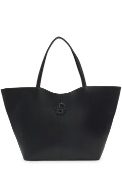 Tote Bag aus genarbtem Leder mit Double-B-Monogramm