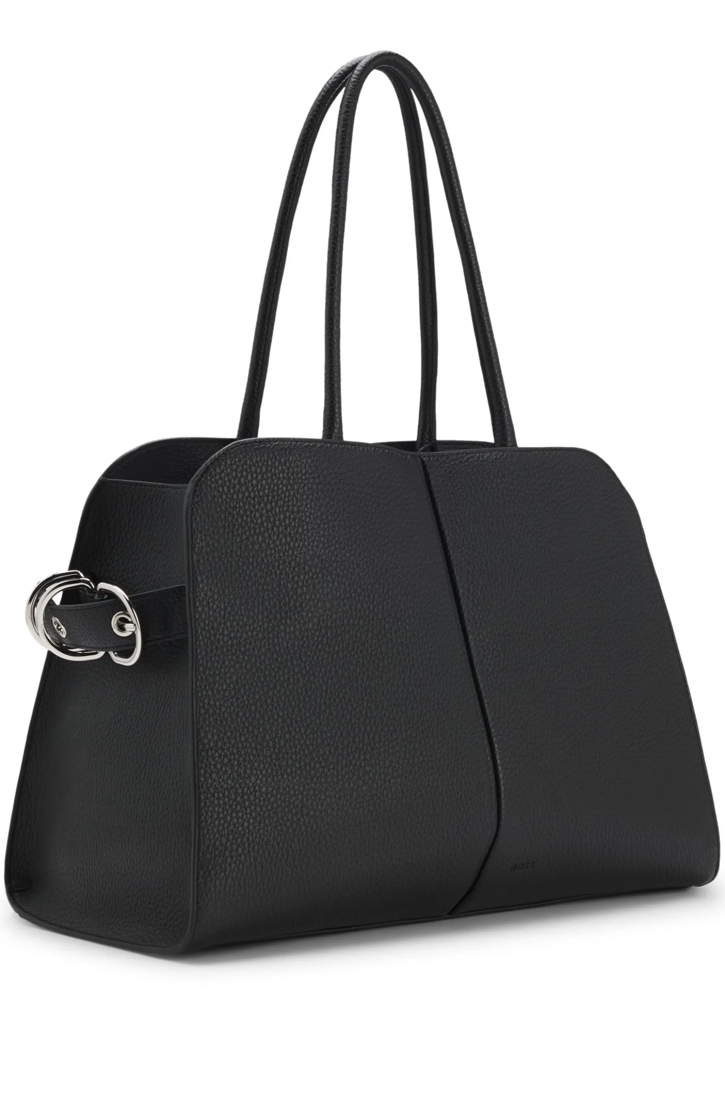 Tote Bag aus Kunstleder mit Logo-Prägung