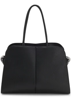 Tote Bag aus Kunstleder mit Logo-Prägung