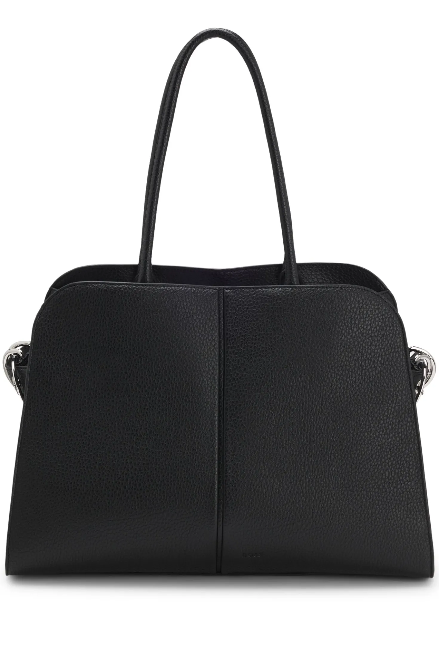 Tote Bag aus Kunstleder mit Logo-Prägung