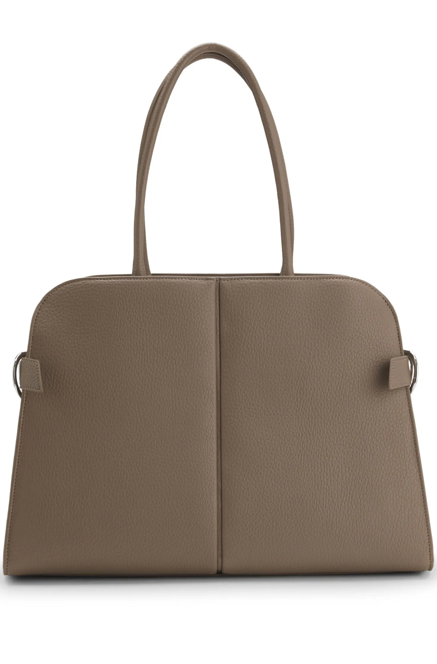Tote Bag aus Kunstleder mit Logo-Prägung