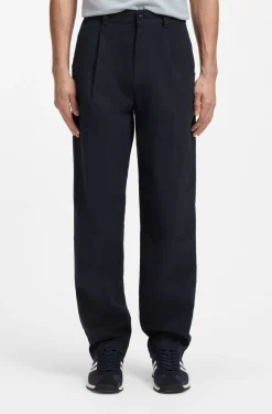 Traveller Hose aus elastischer Baumwoll-Popeline