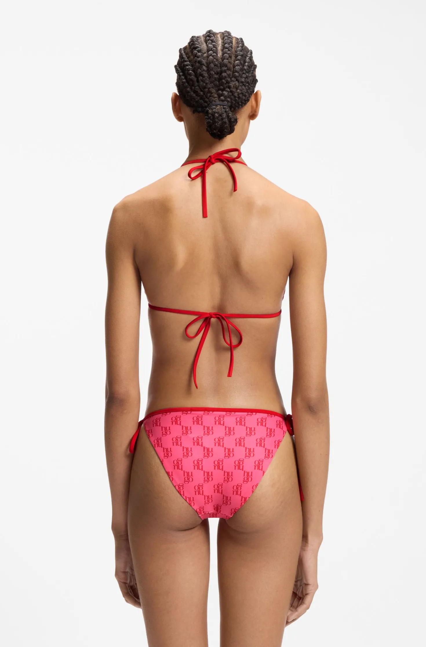 Triangel-Bikinitop mit Stack-Logos