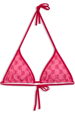Triangel-Bikinitop mit Stack-Logos