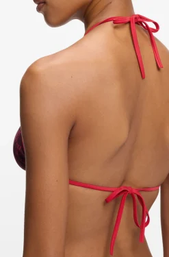 Triangel-Bikinitop mit Stack-Logos