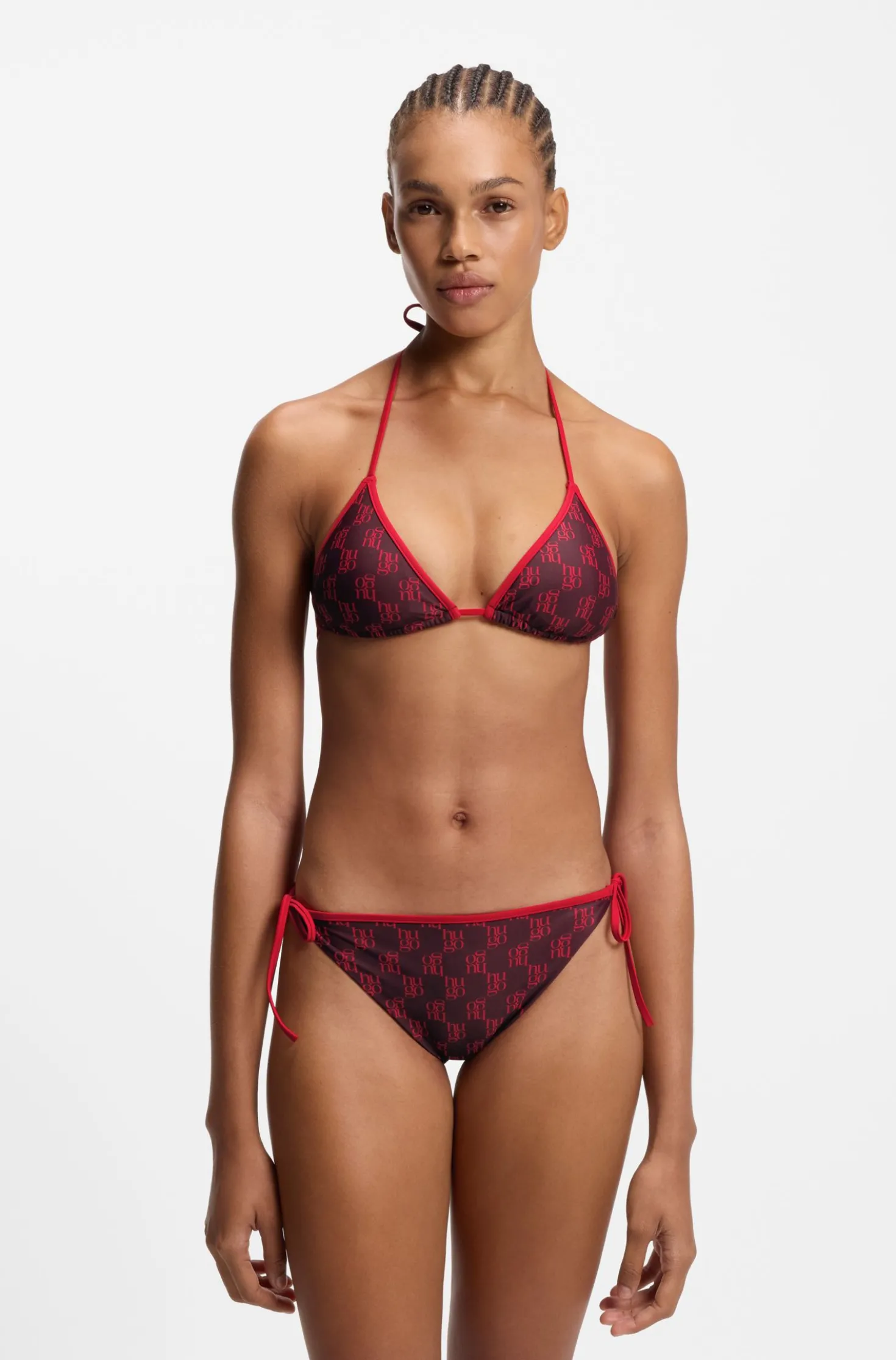 Triangel-Bikinitop mit Stack-Logos