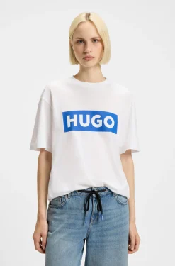 T-Shirt aus Baumwoll-Jersey mit Logo-Print