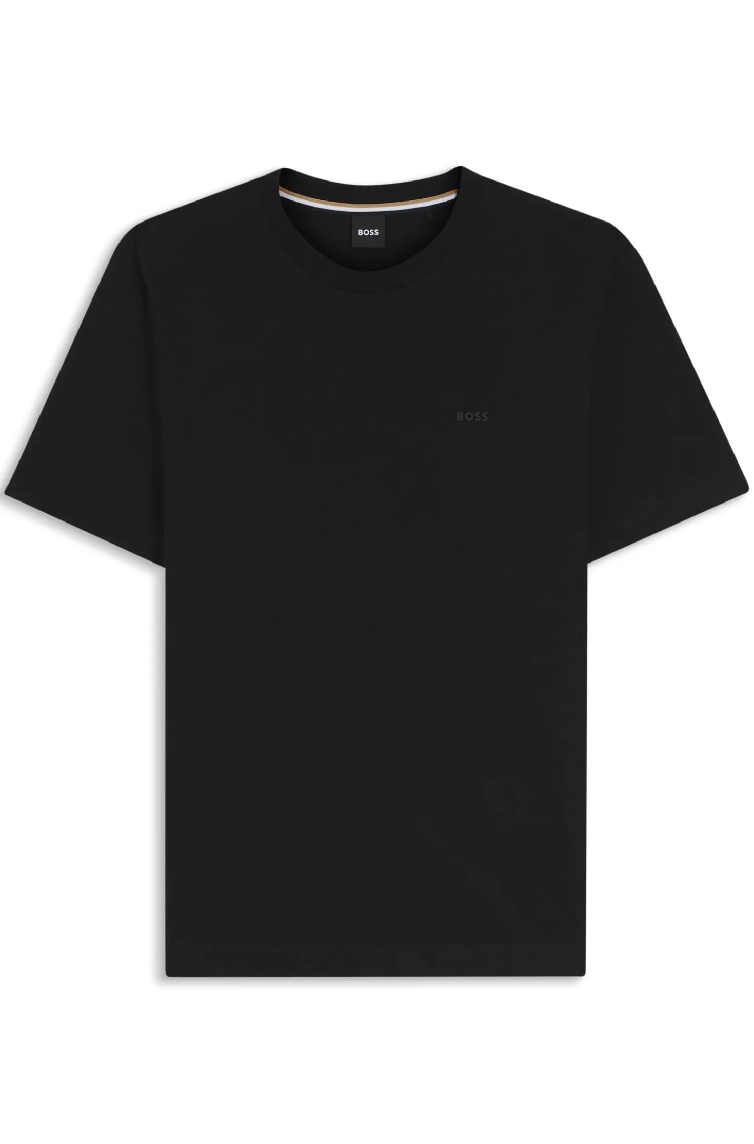 T-Shirt aus Baumwoll-Jersey mit Logo-Detail