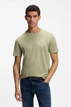 T-Shirt aus Baumwoll-Jersey mit Logo-Detail