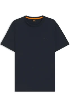 T-Shirt aus Baumwoll-Jersey mit Logo-Detail
