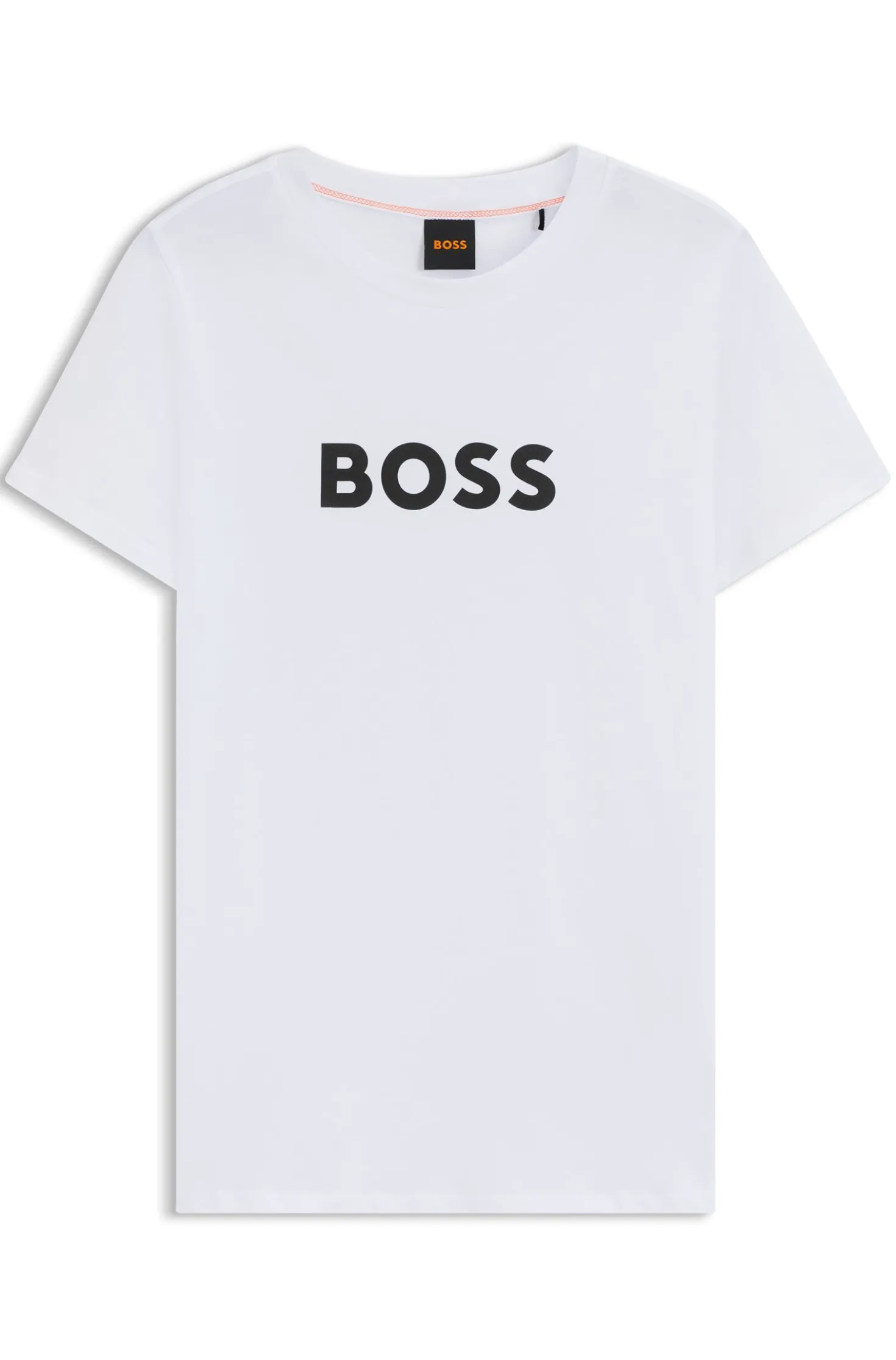 T-Shirt aus Baumwoll-Jersey mit Kontrast-Logo