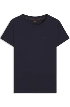 T-Shirt aus Baumwoll-Jersey mit Logo-Detail