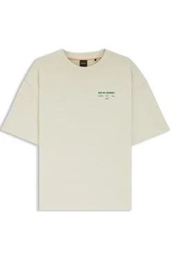 T-Shirt aus Baumwoll-Jersey mit Artwork-Print