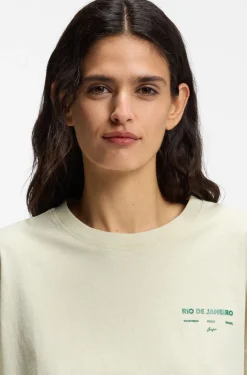 T-Shirt aus Baumwoll-Jersey mit Artwork-Print