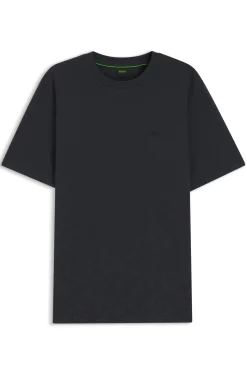 T-Shirt aus Baumwoll-Piqué mit Allover-Print