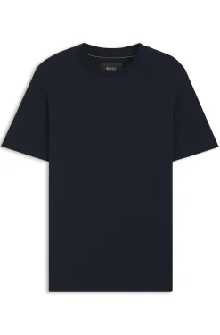 T-Shirt aus merzerisierter Supima-Baumwolle mit Rundhalsausschnitt