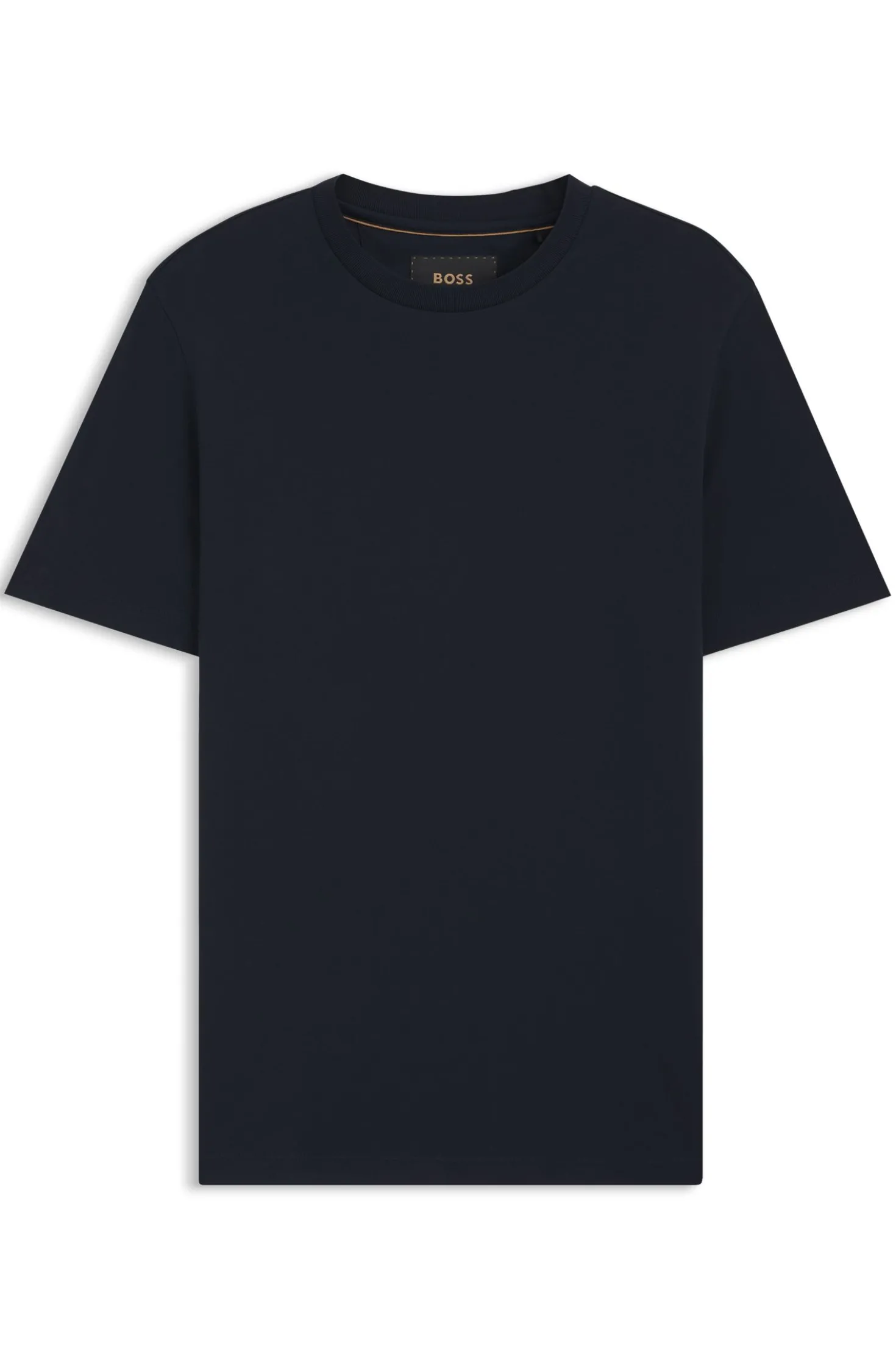 T-Shirt aus merzerisierter Supima-Baumwolle mit Rundhalsausschnitt