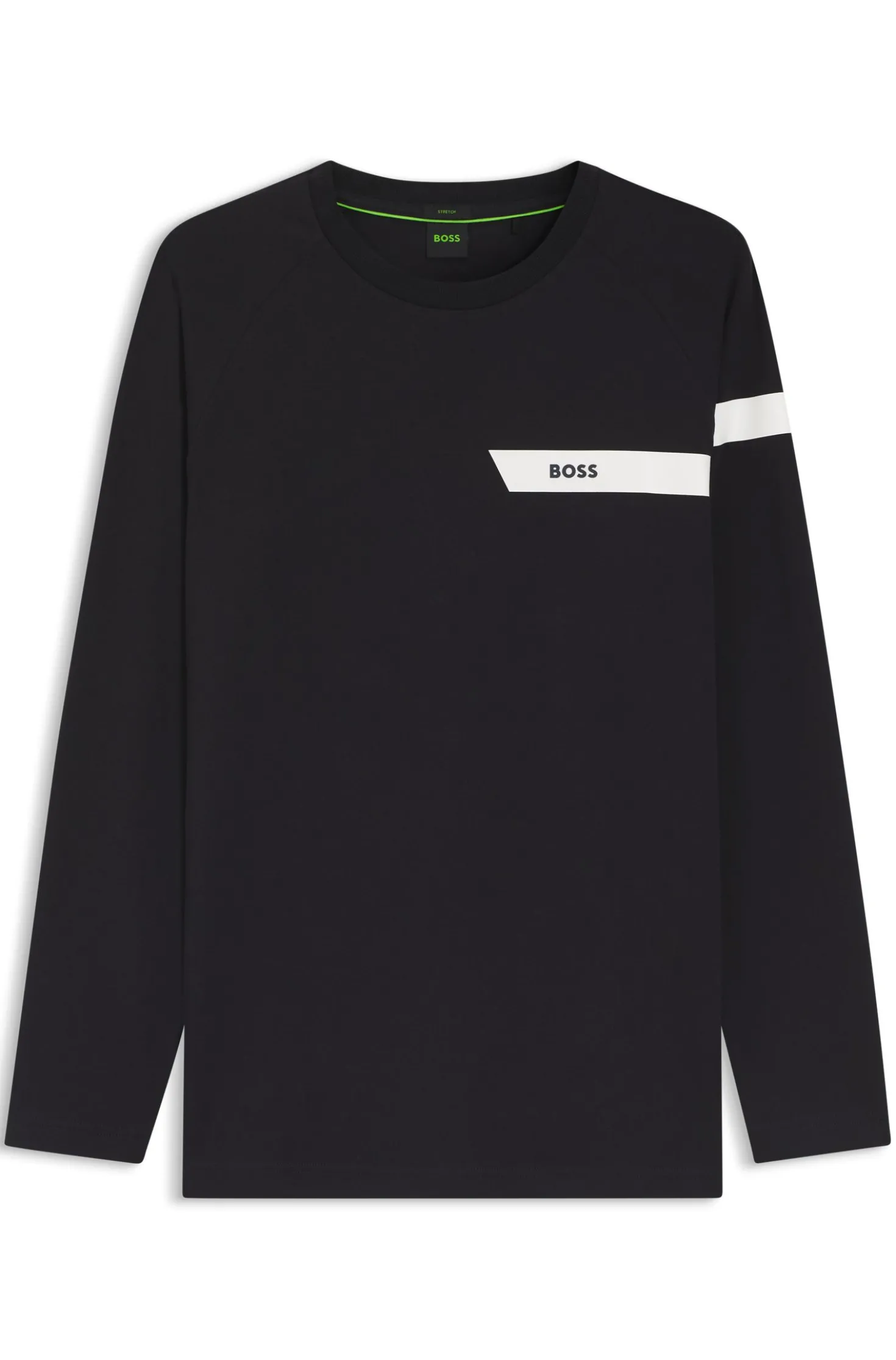 T-Shirt aus Stretch-Baumwolle mit Logo-Print