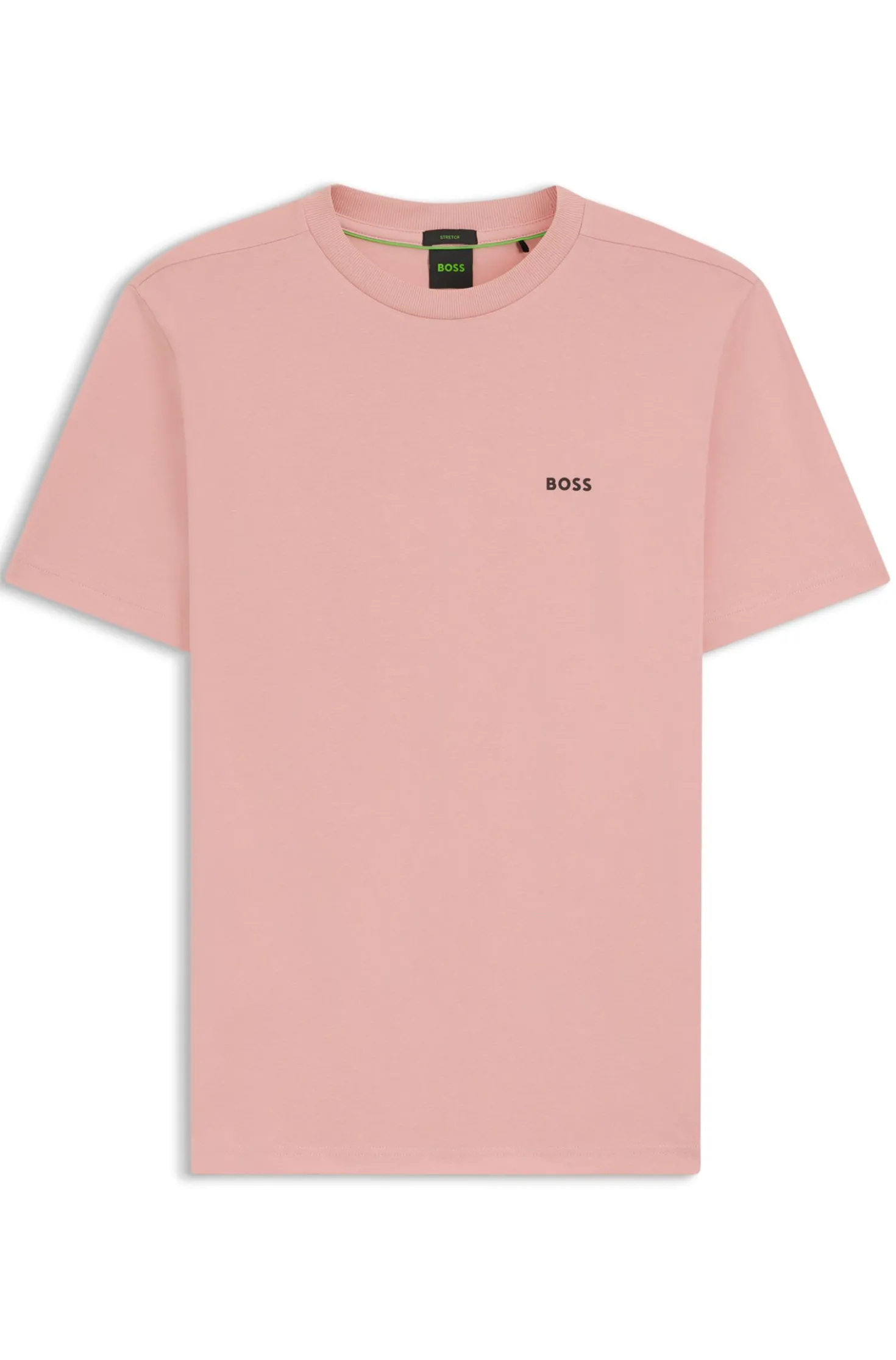 T-Shirt aus Stretch-Baumwolle mit Logo-Detail