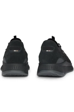 TTNM EVO Sneakers mit gestricktem Obermaterial und Velourslederdetails