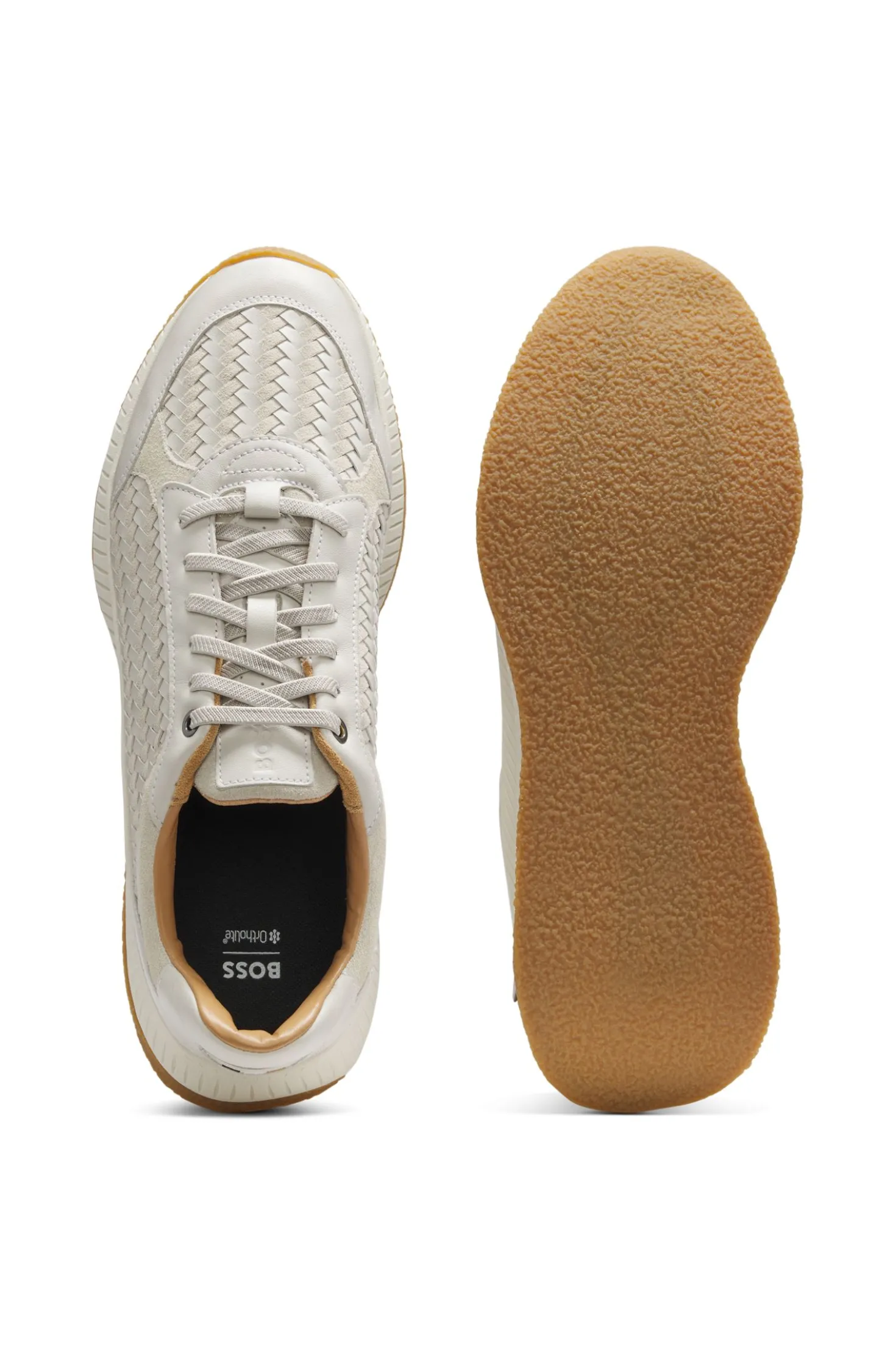 TTNM EVO Sneakers mit gewebtem Obermaterial und Velourslederdetails