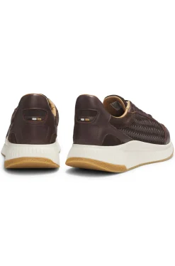 TTNM EVO Sneakers mit gewebtem Obermaterial und Velourslederdetails
