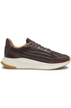 TTNM EVO Sneakers mit gewebtem Obermaterial und Velourslederdetails