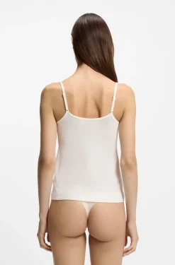 Unterhemd aus Stretch-Jersey mit verstellbaren Riemchen