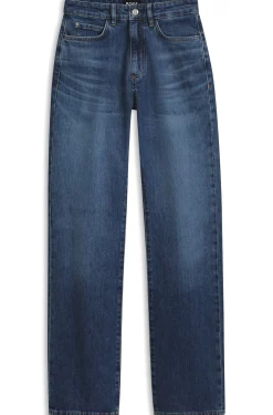 Verkürzte Slim-Fit Jeans aus Stretch-Denim