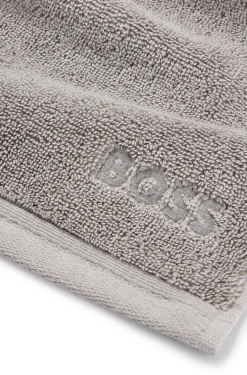 Waschlappen aus ägäischer Baumwolle mit Logo-Stickerei