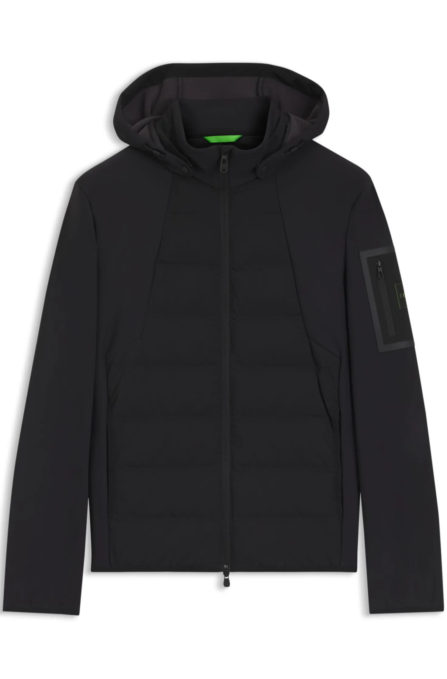 Wasserabweisende Daunenjacke mit abnehmbarer Kapuze