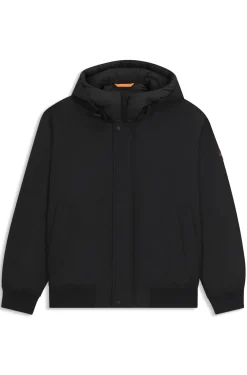 Wasserabweisende Jacke mit kontrastierendem Einsatz