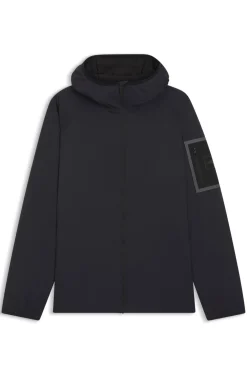 Wasserabweisende Jacke mit verstellbarem Saum