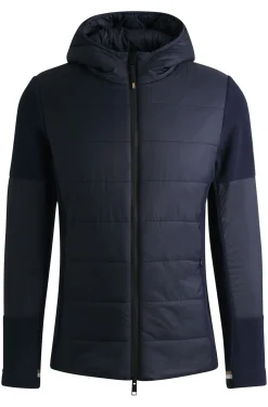 Wasserabweisende Reitsport-Jacke mit Fleece-Details